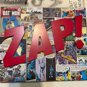 DC Batman COMIC strip sign